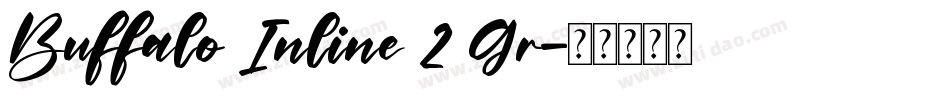 Buffalo Inline 2 Gr字体转换